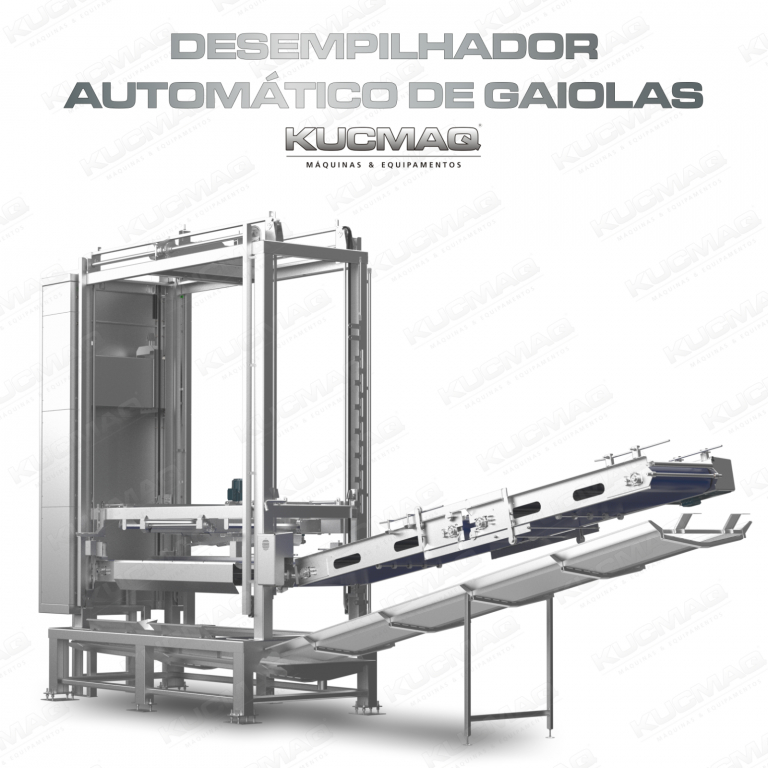 Desempilhador Autom&aacute;tico de Gaiolas