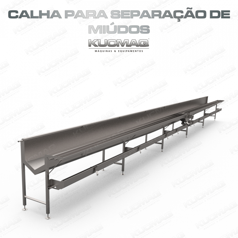 Calha para separa&ccedil;&atilde;o de mi&uacute;dos